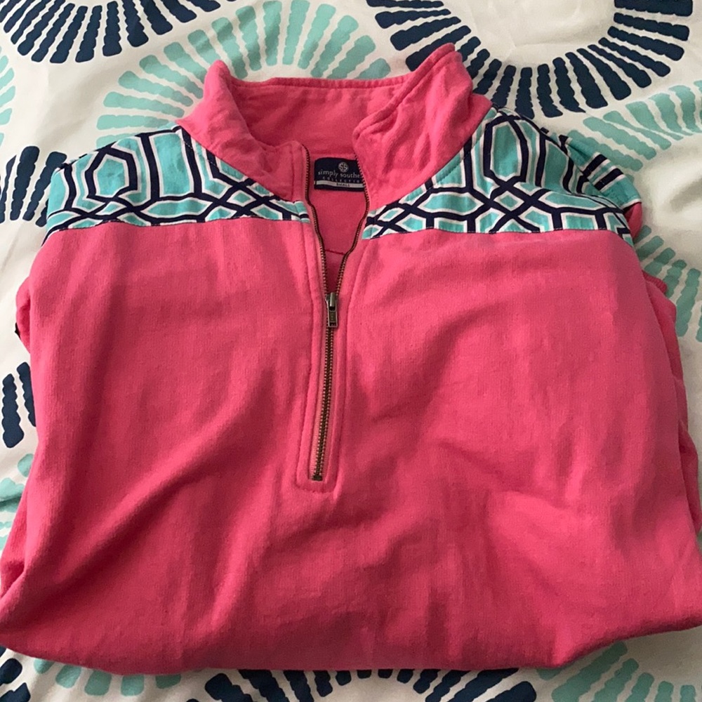 Simply Southern Pink Sweatshirt Pullover.